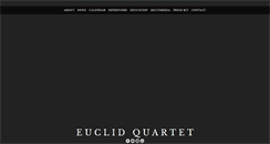 Desktop Screenshot of euclidquartet.com